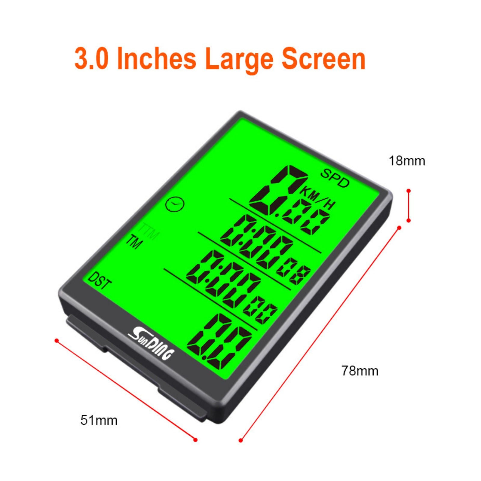 Bicycle Speedometer 31 functions Odometer Wireless Cycle Bike Computer Bicycle Handlebar Stopwatch Round with LCD Display & Multi-Functions for Most Bikes, Bike Speedometer, Bicycle Accessories, Bike Tracker, Cycling Computer, Bike Odometer