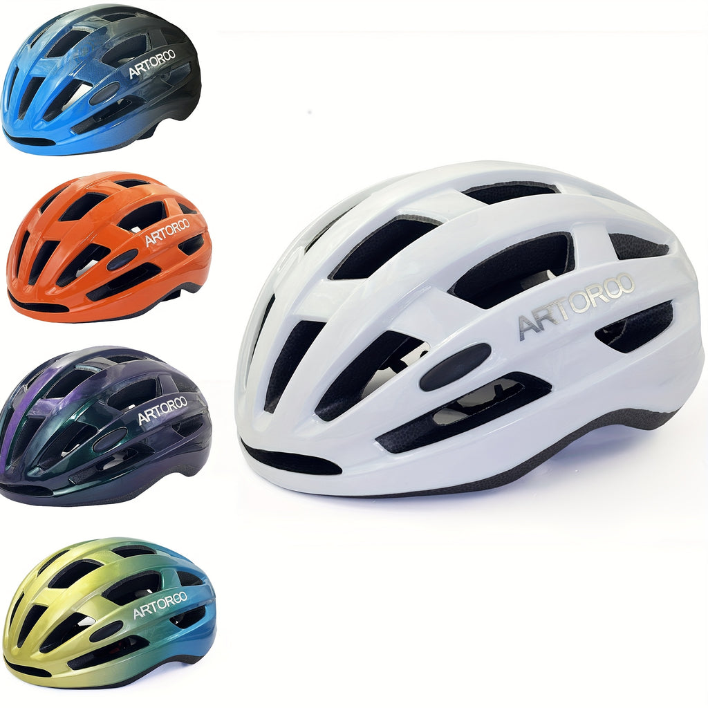 ARTOROO Adult Ultralight Bicycle Helmet - Adjustable PC Material, Multiuse for Mountain & Road Bikes, 58-61cm, 1pc