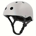 Stylish and Cool Helmet Adjustable Stylish and Cool Helmet, Paintable for Halloween, Christmas, Birthday Gift, Suitable for a Variety of Sports (Black, White)