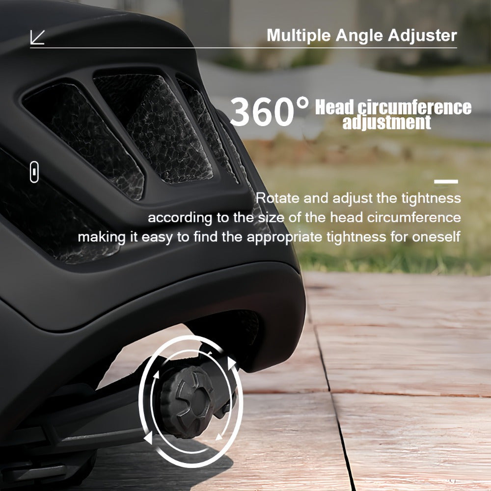 Adult Bike Helmet Ultralight Ventilate Adjustable PC Material Fits Head Bicycle Helmet Circumference 22.83-24.02inch Road Cycling Helmets