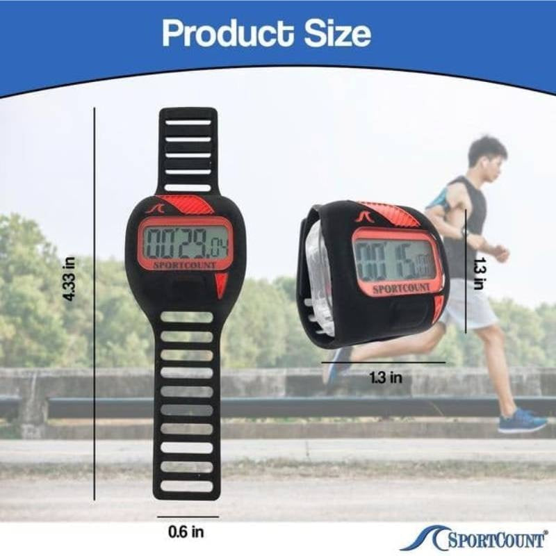 2025 Bike Timer - Digital Computer with Lap Counter, Speed & Distance Tracker, Stopwatch, Alarms - Bike -like Device for Mountain\u002FRoad, Compatible with Bike Computers (Black\u002FRed)
