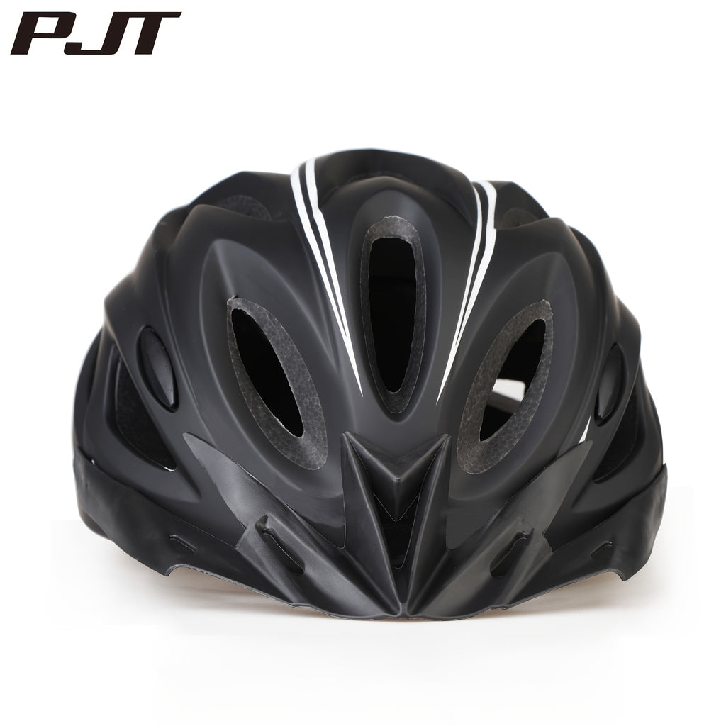 The PJT Bike Helmet Features a Detachable Visor And Meets CPSC\u002FCE Standards, Offering High-Quality Protection with a 0.7Mm Thick PC And a 501 Density EPS Surface Treated with a Matte Finish. It Includes Tested Safety Straps, an Adjustment System