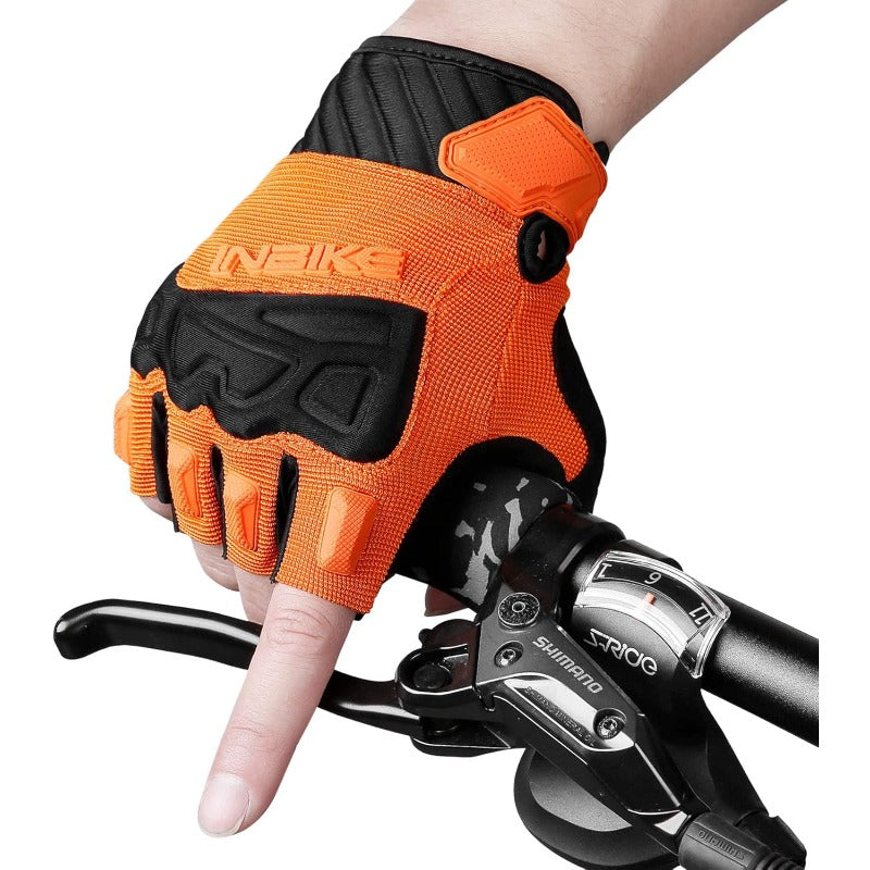 Fingerl Cycling Gloves Breathable Protective for Road Mountain Bike MTB Riding, Cycling Gear, Breathable Design, Fingerless Gloves, Flexible Material, Durable Material, Protective Gloves, Cyclists, Outdoor Enthusiasts