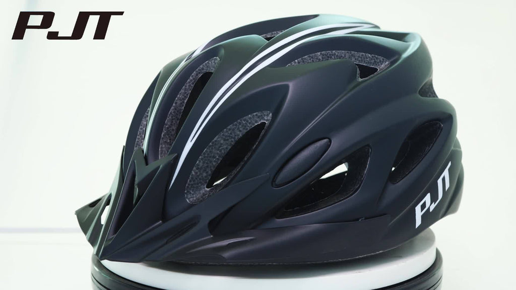 The PJT Bike Helmet Features a Detachable Visor And Meets CPSC\u002FCE Standards, Offering High-Quality Protection with a 0.7Mm Thick PC And a 501 Density EPS Surface Treated with a Matte Finish. It Includes Tested Safety Straps, an Adjustment System