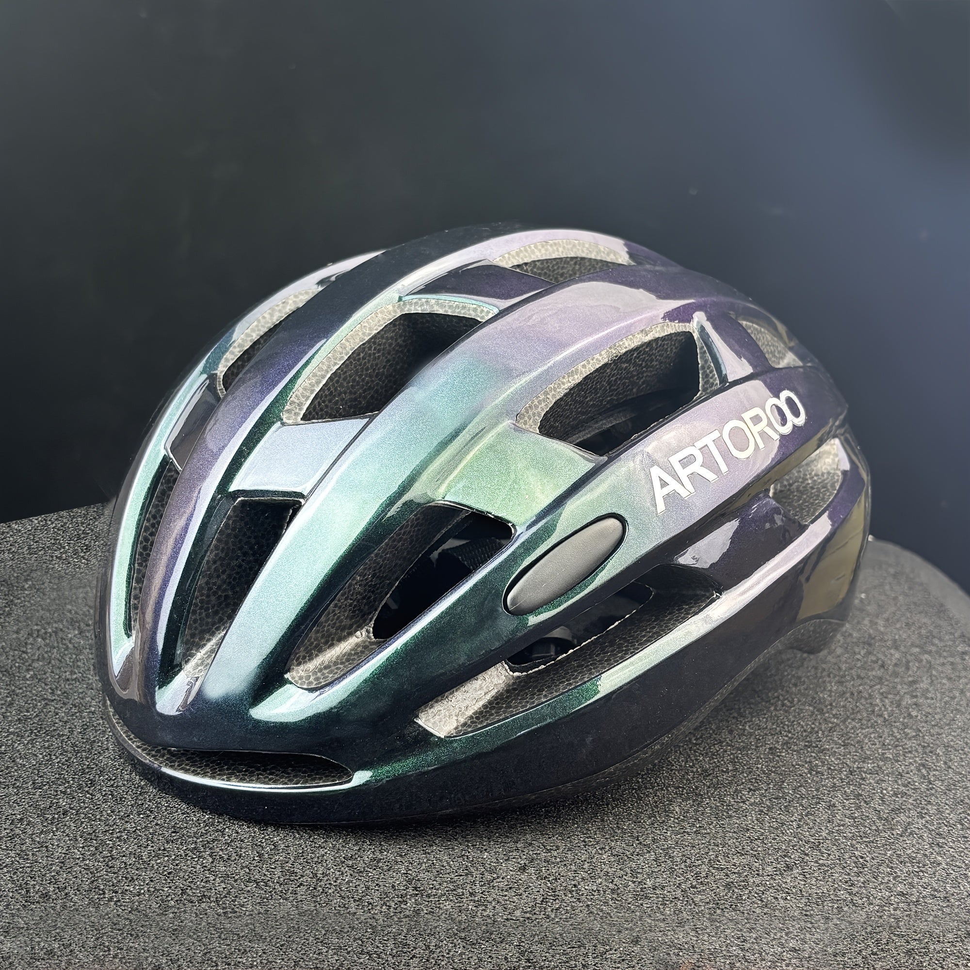 1pc ARTOROO Adult Bike Helmet - Lightweight & Durable, Adjustable Strap System, Multi-Color Options (White\u002FOrange\u002FRed\u002FBlue\u002FGreen\u002FPurple\u002FBlack) - Road & Mountain Cycling Helmet for Men & Women, 22.83-24.02inch Head Size, Impac