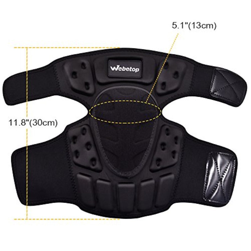 Webetop Heavy-Duty Motorcycle Elbow Guards for Adults - Adjustable Motocross Elbow Pads with Aramid\u002F, Ventilated Cooling System & Quick-Release Strap - Dirt Bike, MTB, Skiing, Snowboarding Protective Gear (Unisex Fit)