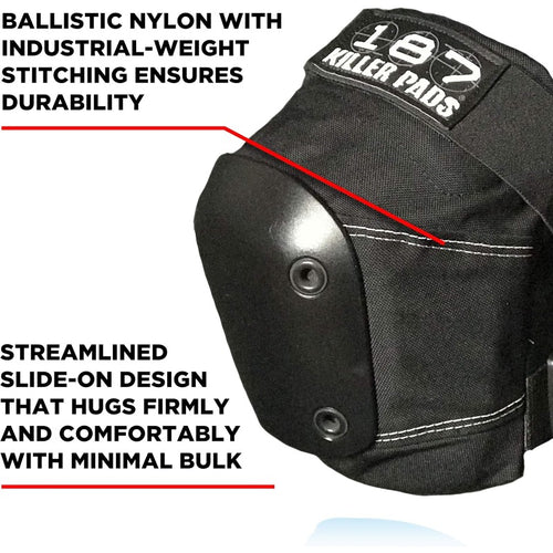 187 Killer Pads Slim Knee Pad for Skate and Skateboarding