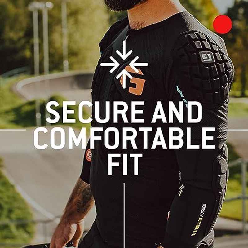 Pro-Rugged 2 MTB Elbow - Breathable Compression Elbow Pads with -Resistant Padding, Ergonomic Fit & Adjustable Strap System for Mountain Biking, Cycling, BMX, Dirt Jumping - All-Season Use, Storm Blue (Adult XS) - Durable