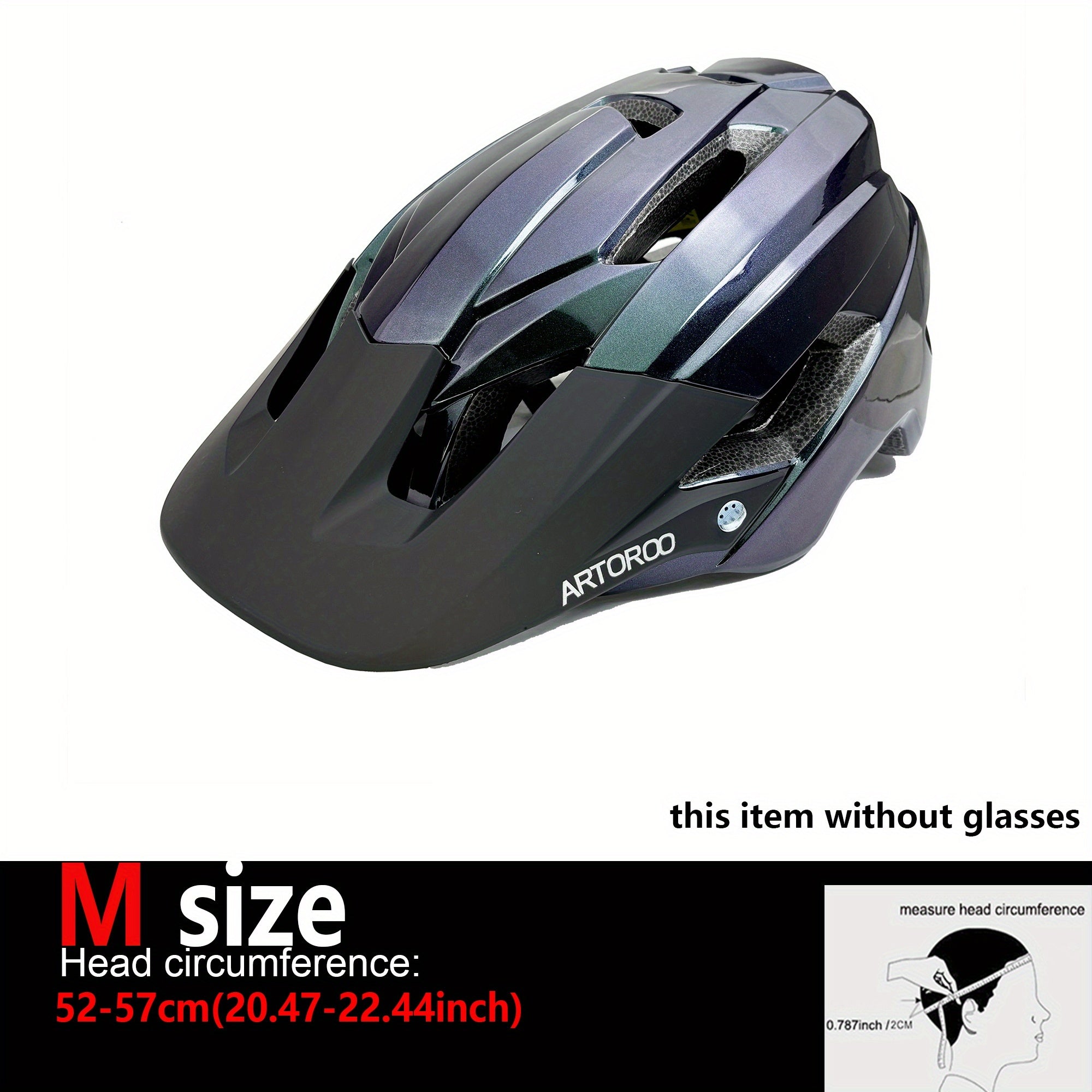 Ultra-light MTB Bike Helmet, Large Size Adult Mountain Bike Helmet with Sports Goggles, Highimpact Protection, Breathable Design, Lightweight Design, Sporty Style, Outdoor Sports, Mountain, Bike Safety Gear, Sports Enthusiasts, Adult Cyclists