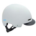 Daxys Lightweight Adjustable Bike & Skateboard Helmet - Unisex White\u002FBlack with Blue Accent, Breathable Ventilation System, Durable ABS+EPS Material for Adults, Teens, Men & Women, Bike Helmet, Outdoor Sports Gear, Sleek Design, Secure Fit Strap