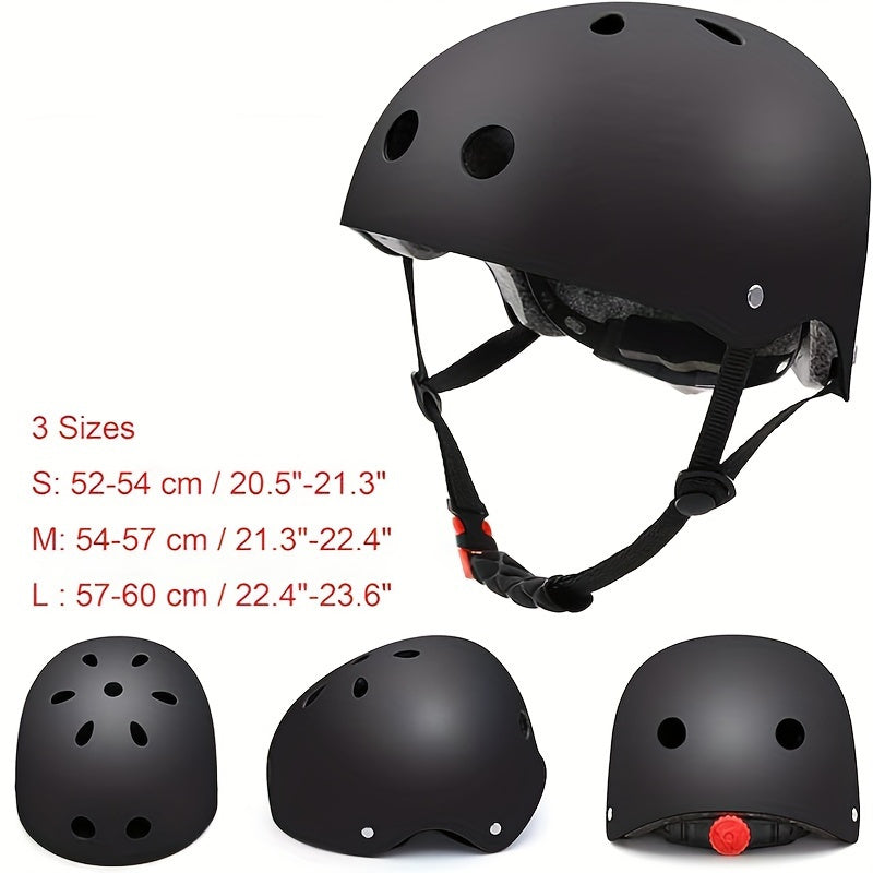 Stylish and Cool Helmet Adjustable Stylish and Cool Helmet, Paintable for Halloween, Christmas, Birthday Gift, Suitable for a Variety of Sports (Black, White)