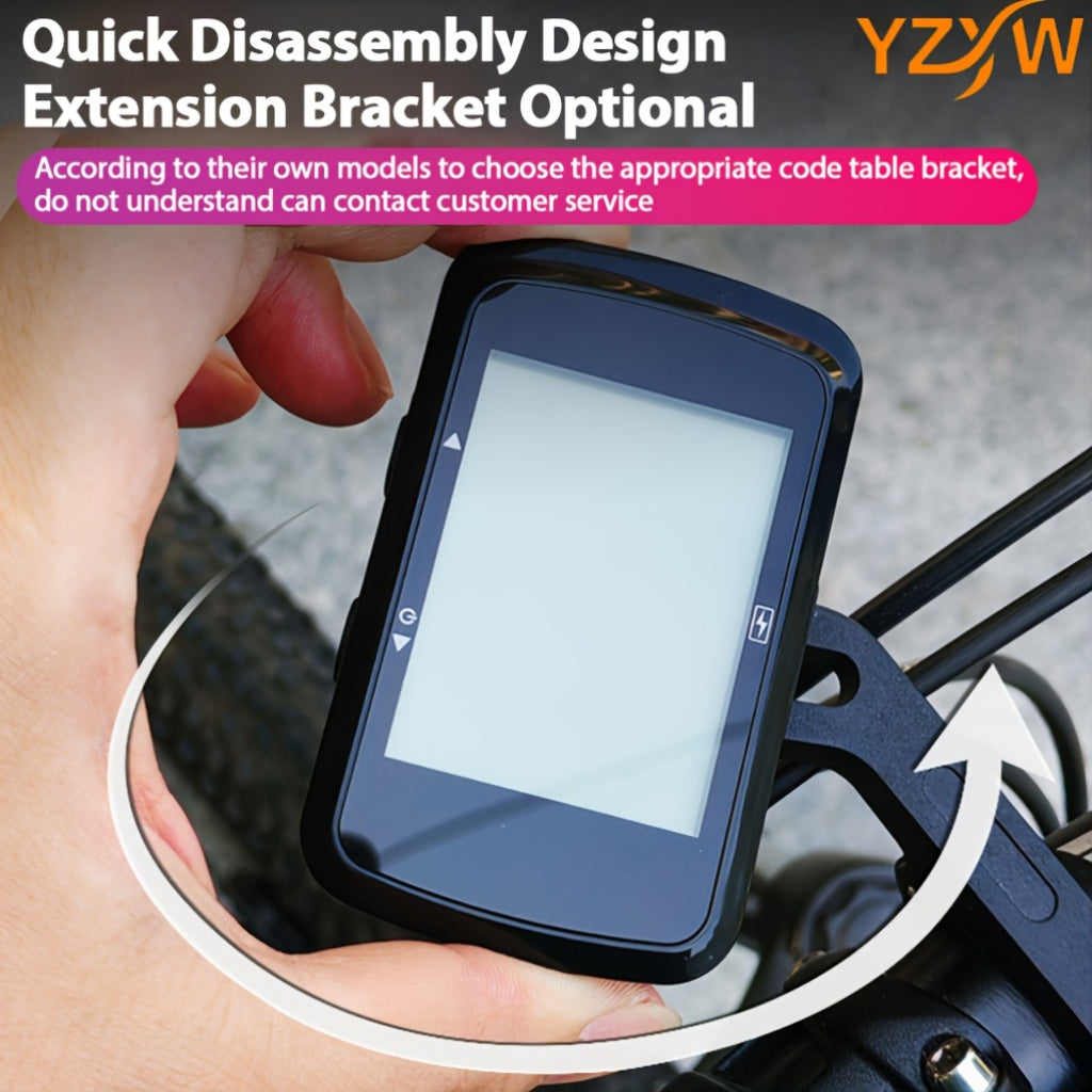 Rechargeable Bike Computer with GPS Speedometer & Odometer - Real-Time Tracking, USB-Powered Cycling Computer, LED Display, Compatible with Smartphones\u002FTablets via ANT+\u002FWireless, Lithium Battery, Compact & Portable for Road Biking