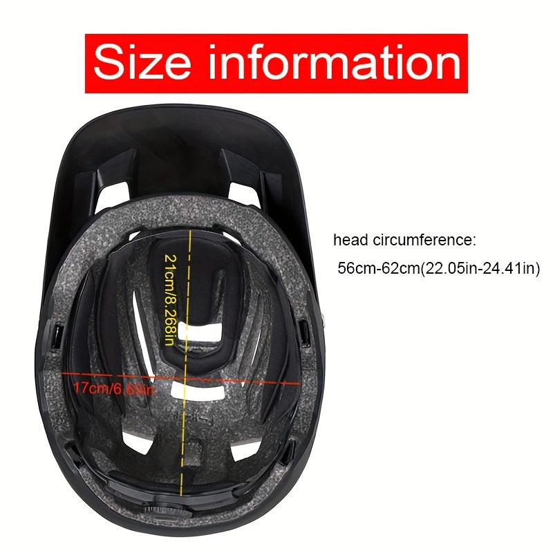 Ultra-light MTB Bike Helmet, Large Size Adult Mountain Bike Helmet with Sports Goggles, Highimpact Protection, Breathable Design, Lightweight Design, Sporty Style, Outdoor Sports, Mountain, Bike Safety Gear, Sports Enthusiasts, Adult Cyclists