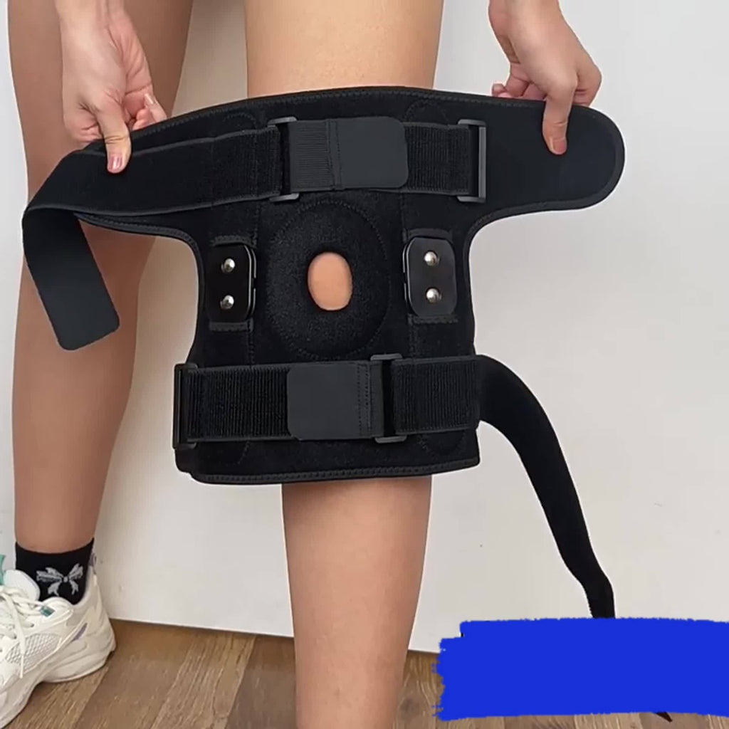 1 Outdoor Knee Pads Breathable Sports Professional Cycling Mountaineering Steel Leaf Spring Knee Pads Men And Women Protective Gear