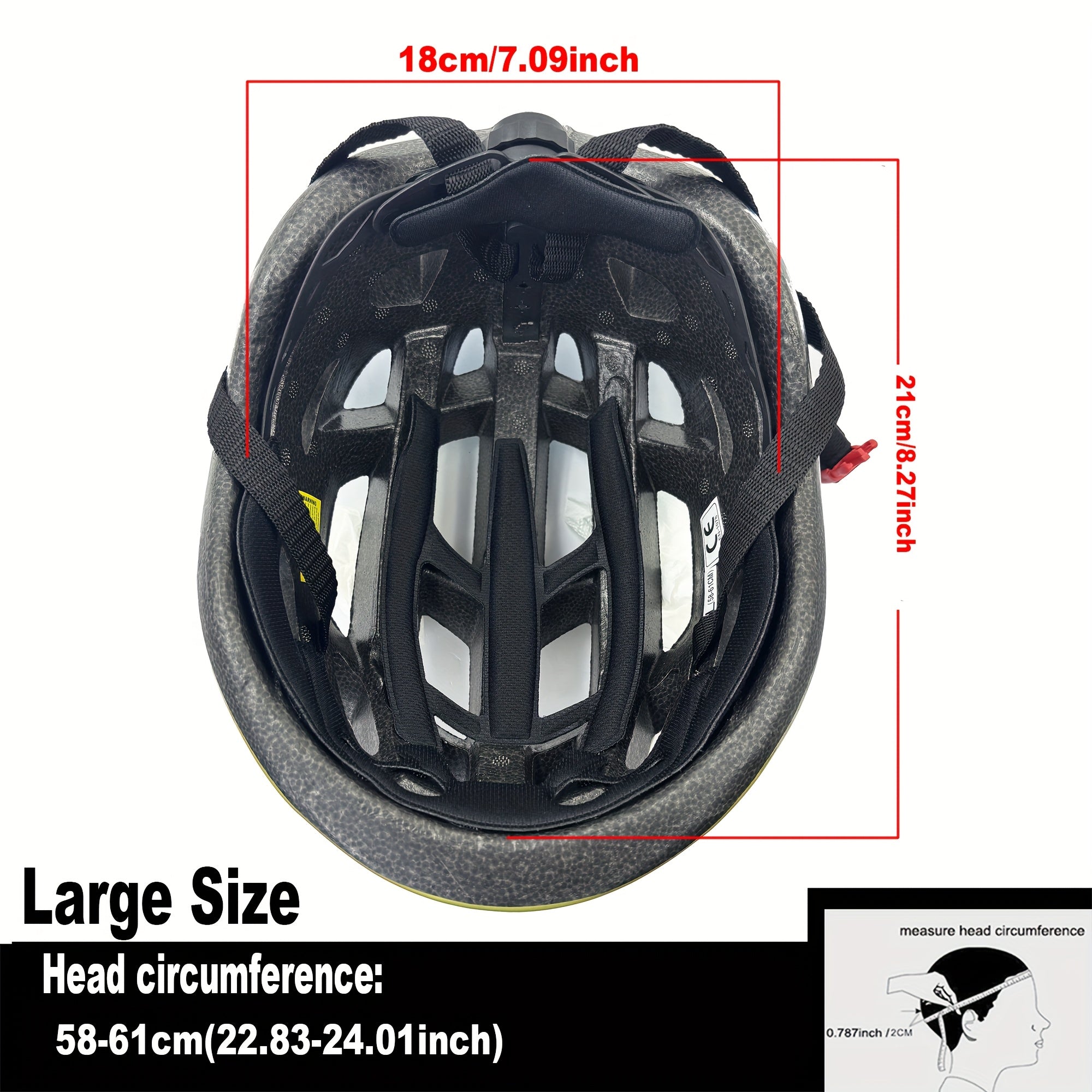 1pc ARTOROO Adult Bike Helmet - Lightweight & Durable, Adjustable Strap System, Multi-Color Options (White\u002FOrange\u002FRed\u002FBlue\u002FGreen\u002FPurple\u002FBlack) - Road & Mountain Cycling Helmet for Men & Women, 22.83-24.02inch Head Size, Impac