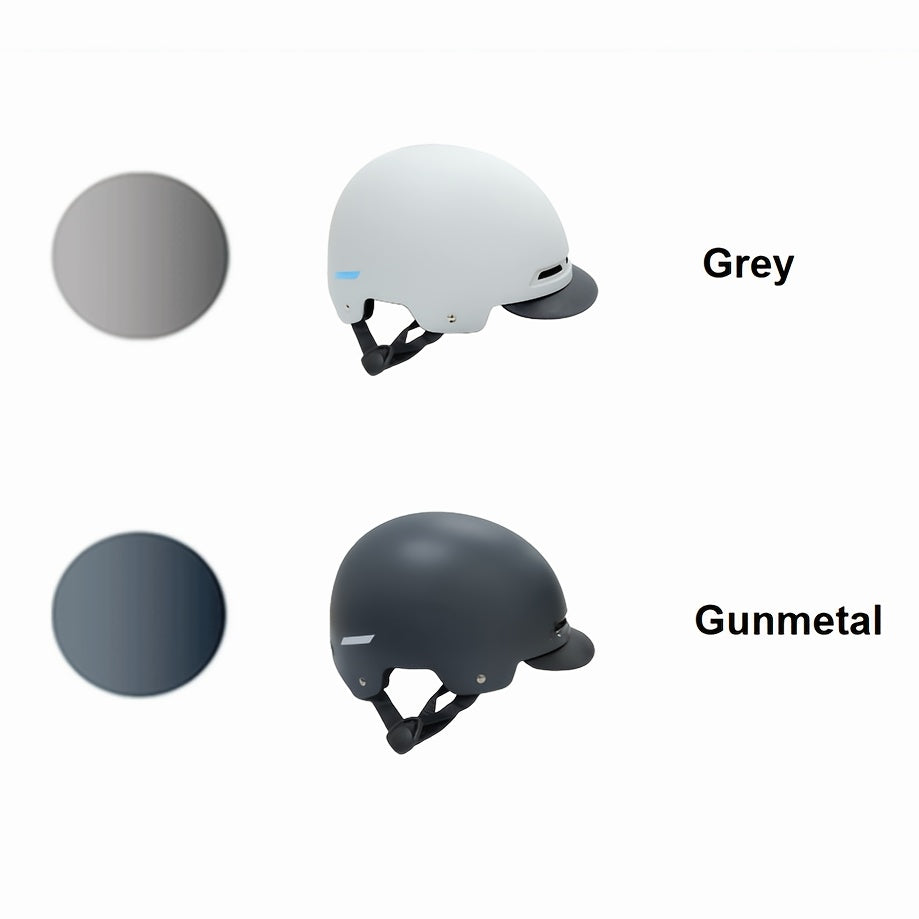 Daxys Lightweight Adjustable Bike & Skateboard Helmet - Unisex White\u002FBlack with Blue Accent, Breathable Ventilation System, Durable ABS+EPS Material for Adults, Teens, Men & Women, Bike Helmet, Outdoor Sports Gear, Sleek Design, Secure Fit Strap