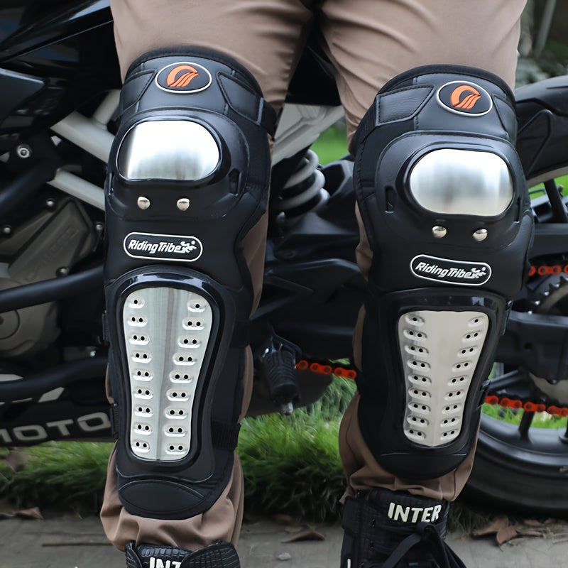 Professional Cycling Protective Gear Four-piece Set - Anti-fall Shoulder, Elbow And Knee Protectors, CE-compliant Set